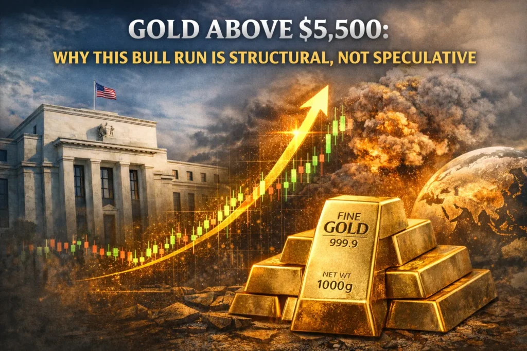 Gold above 5500